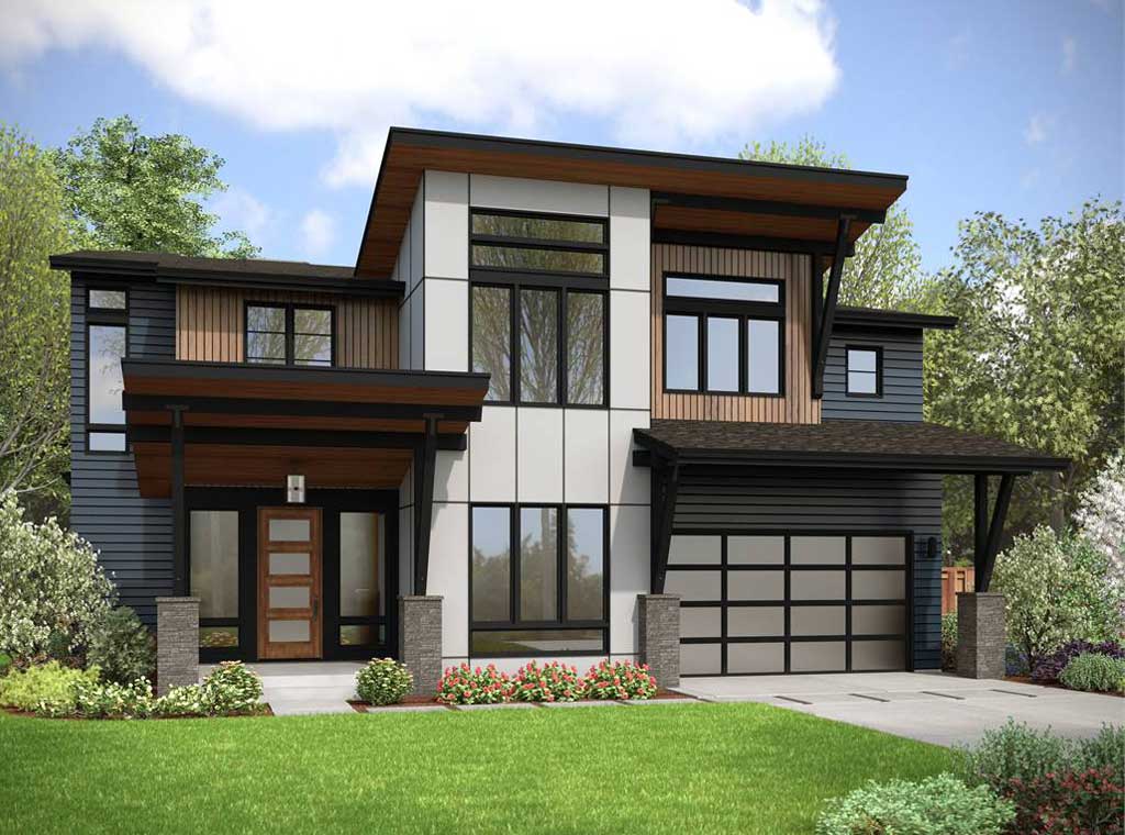 CONTEMPORARY STYLE HOUSE PLAN | Ebhosworks
