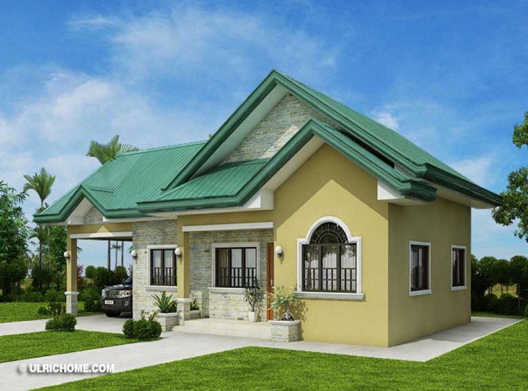 Modern Bungalow House Design With Three Bedrooms | Ebhosworks