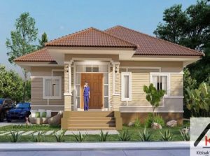 One Storey Classic Elevated Bungalow | Ebhosworks