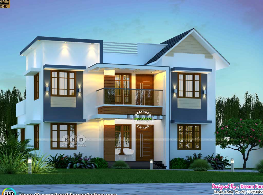 contemporary home design kerala
