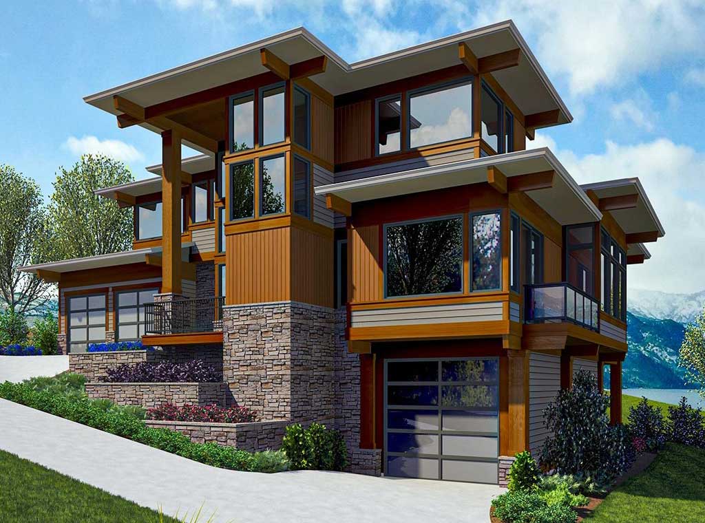 Modern Prairie House Plan | Ebhosworks