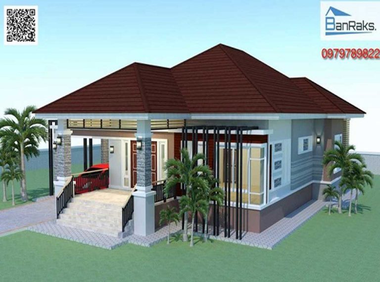 Three-bedroom Bungalow With Awesome Facade | Ebhosworks