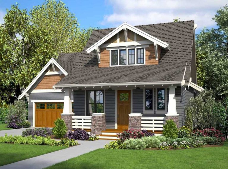 ADORABLE COTTAGE BUNGALOW HOUSE PLAN