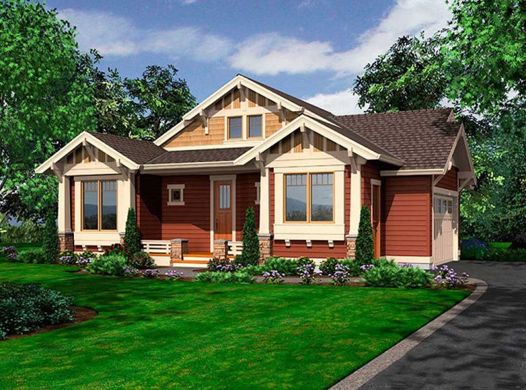 One Story Bungalow House Plan Design Ebhosworks 4931