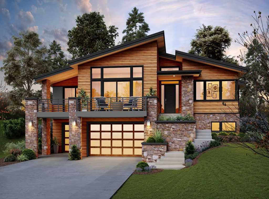4 BEDROOM CONTEMPORARY HOUSE PLAN | Ebhosworks