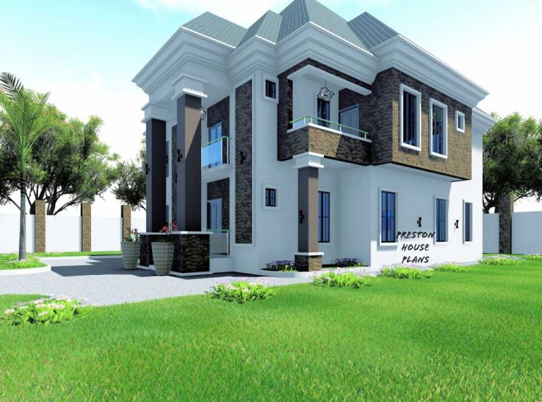 5 Bedroom Duplex With Two Exterior Design Ebhosworks