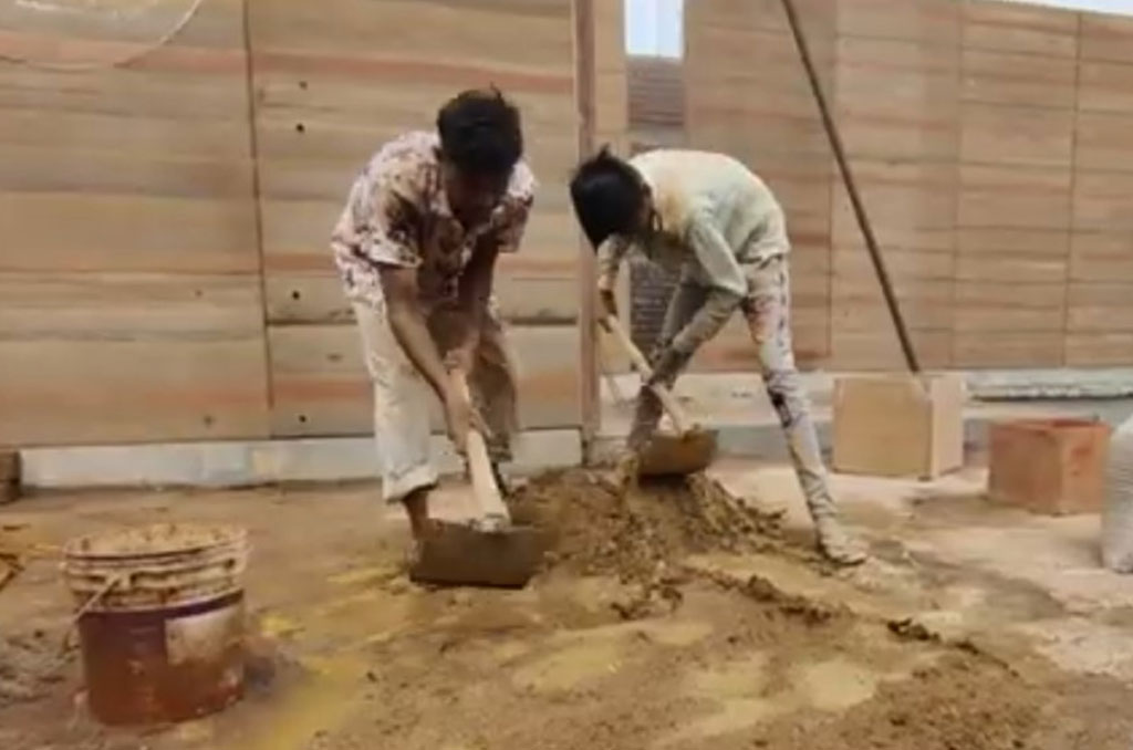 rammed earth construction