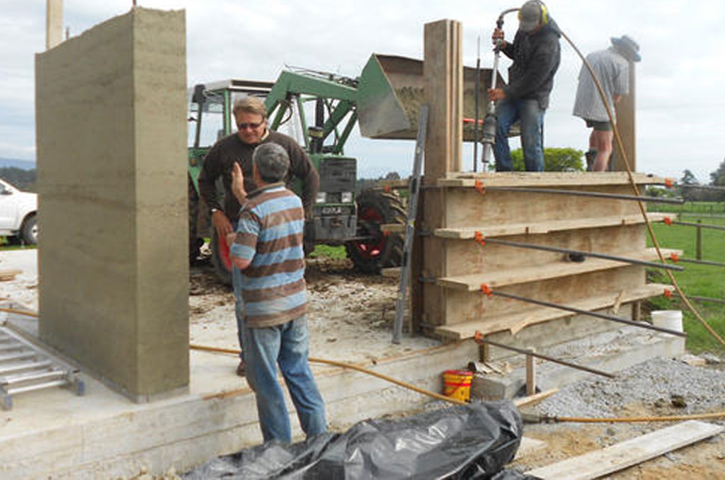 rammed earth formwork